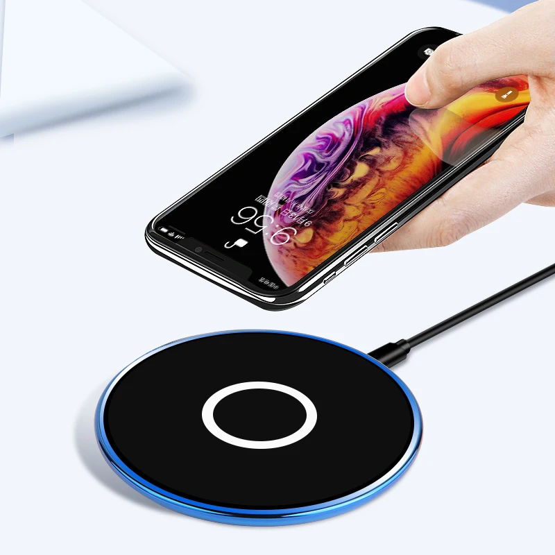 Беспроводное зарядное устройство для Apple iPhone X XS Max XR 8 Plus умное 11 Pro чехол