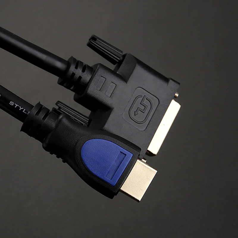 1,5 м HDMI к DVI 24+ 1 контактный адаптер Кабели 1080P 3D HDMI кабель для LCD DVD HDTV