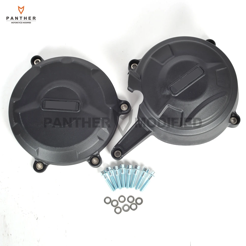 

Black Motorcycle Engine Guard Protection Cover Heat-resistant Materials Case for GB Racing Ducati 1199 2012 2013 2014