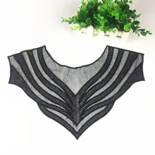 Водорастворимая Сетка кружевная ткань, вышитая ткань кружевной воротник DIY аксессуары высококачественный мягкий текстурный воротник