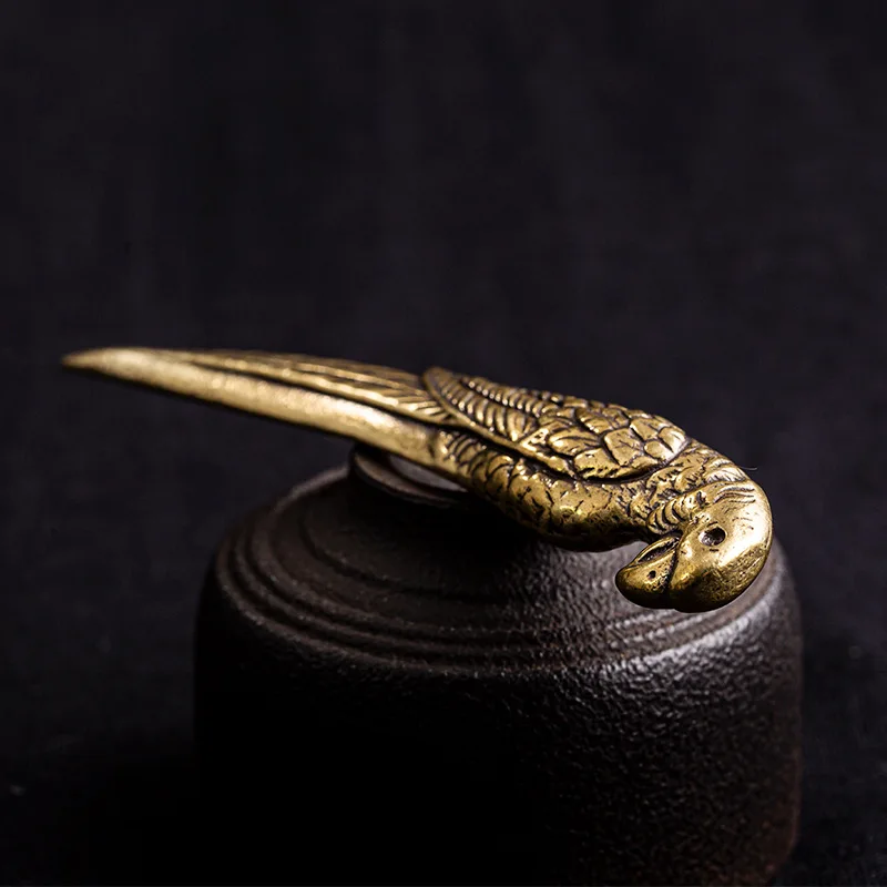 Tea Cutter Vintage Copper Parrot Shape Handmade 1Pc