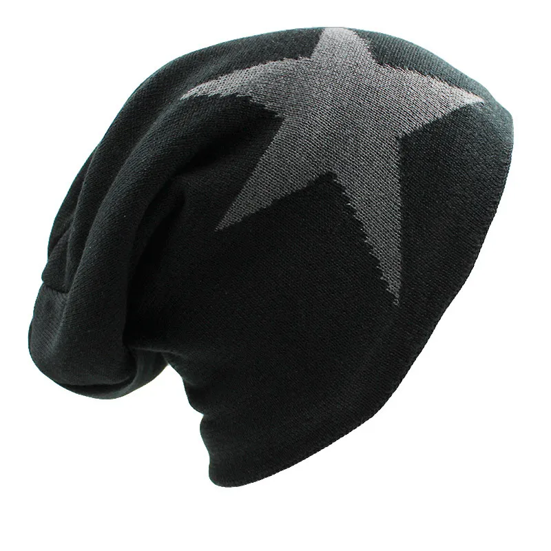 ALTOBEFUN Beanie Мужская зимняя шапка Кепка из искусственного меха теплая мешковатая вязаная шапка мужские шапочки вязаные Skullies дамская шляпа без полей для мужчин и женщин BHT038