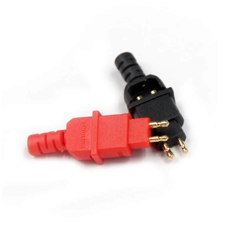 1 pair Headphone Upgraded adapter earphone headset DIY plug connector improvement for HD580 HD600 HD650 replacement