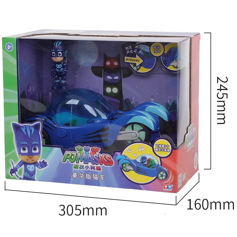 PJ Masks Juguete, роскошная маска для кошки, автомобиля, PJMask, Коннор, кошка, малыш, Сова, девочка, летающий на стене, человек, аниме, фигурки, игрушки для детей, подарок на день рождения