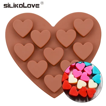 

SILIKOLOVE Heart Silicone Chocolate Mold 3d Slicone Mold Chocolate Form
