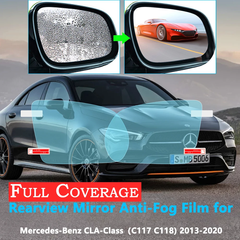 Полноразмерная противотуманная пленка для Mercedes Benz CLA Class C117 C118 CLA180 200 220 250 AMG 2013 ~ 2020