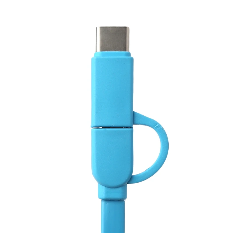 Выдвижной 2-в-1 Micro USB+ Тип C кабель для зарядки и передачи данных с плоский кабель для Anroid телефон LX9A