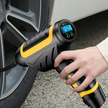 

120W Wireless Car Air Compressor Handheld USB Rechargeable Tire Inflator Compressor Pump for Motorcycles Cars Truck