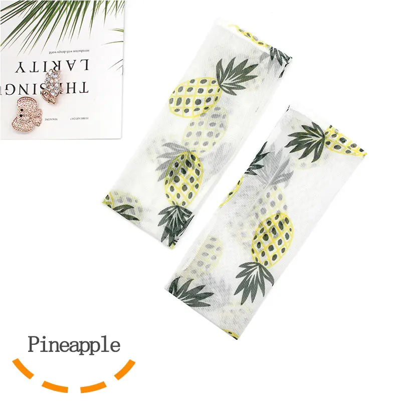 Женские летние комплекты солнцезащитных рук на открытом воздухе длинные рукавицы защита рук УФ Защита дышащая крутая корейская мода красочные - Цвет: pineapple