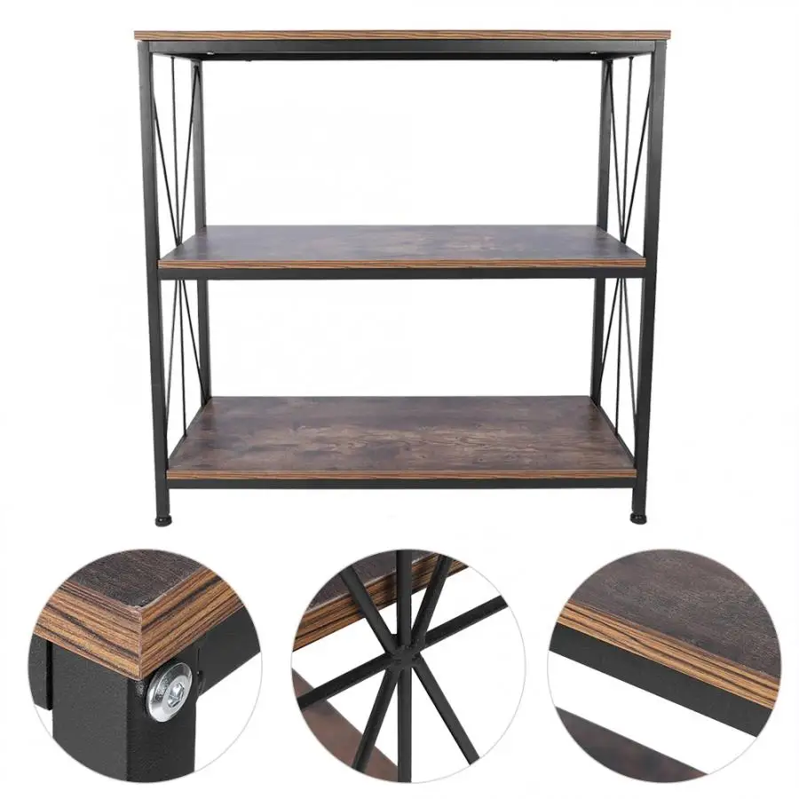 3 яруса промышленный стиль полка консоль диван стол книжный шкаф винтажная