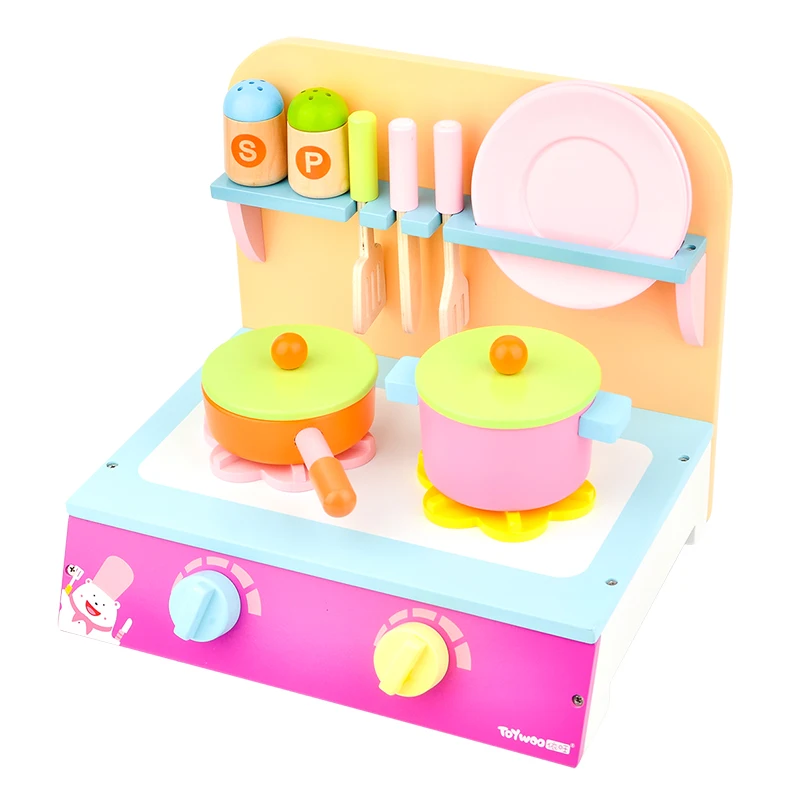 Деревянная игрушка Woo Детские кухонные игрушки миниатюрная скамейка для