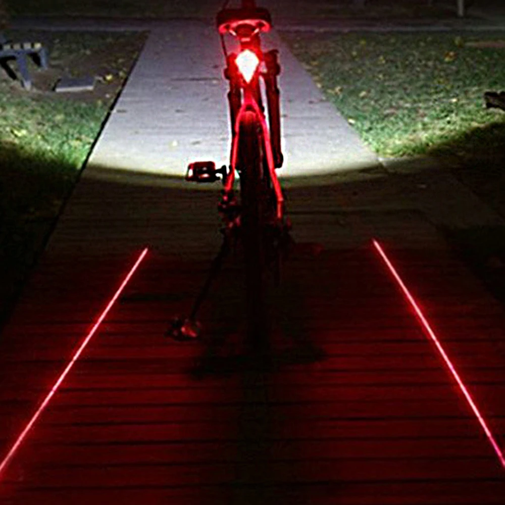 Велосипедные лазерные Габаритные фары ночной езды безопасности предупреждающие огни usb зарядка подсветка задние фонари драгоценные камни горные велосипеды задние фонари