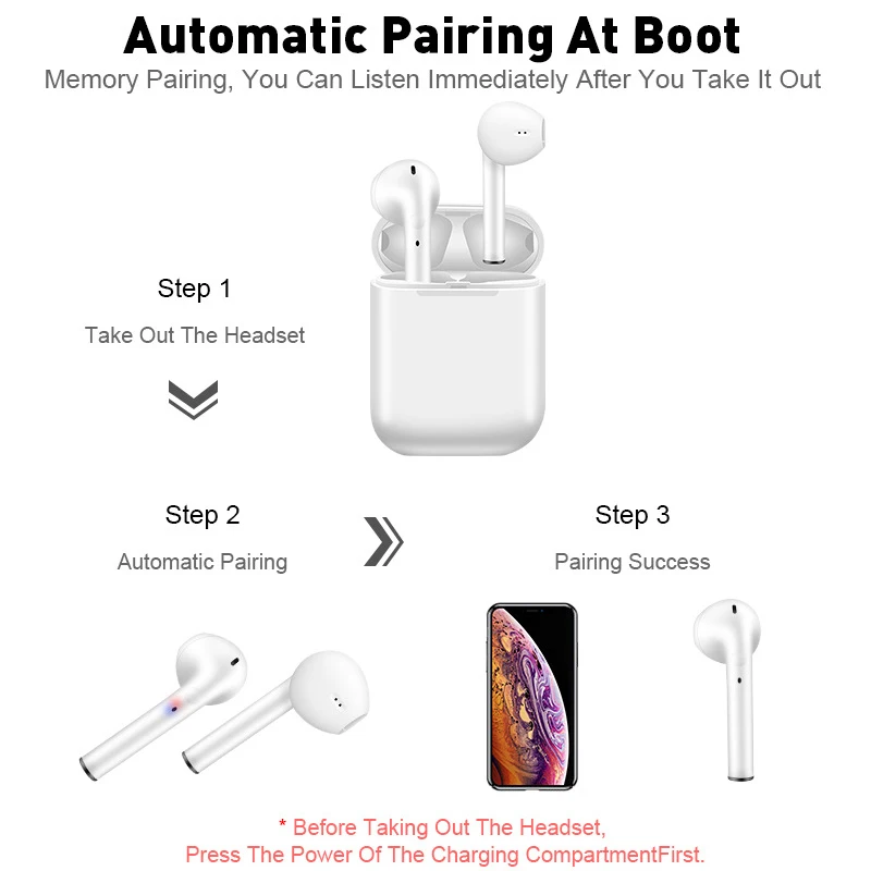 i11 TWS Wireless Stereo Bluetooth Earphones Earbuds Air Headset Sports Earphone earpieces for iPhone Android PK i7 i9s i10 i12 (2)