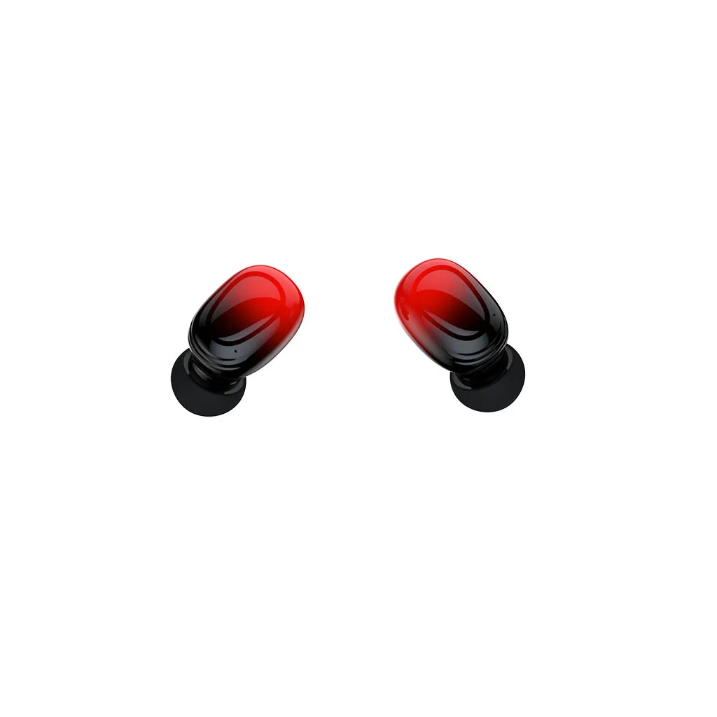 Градиентный цвет беспроводные Bluetooth наушники V5.1 бинауральные стерео спортивные гарнитуры сабвуфер Earduds большой емкости зарядная коробка