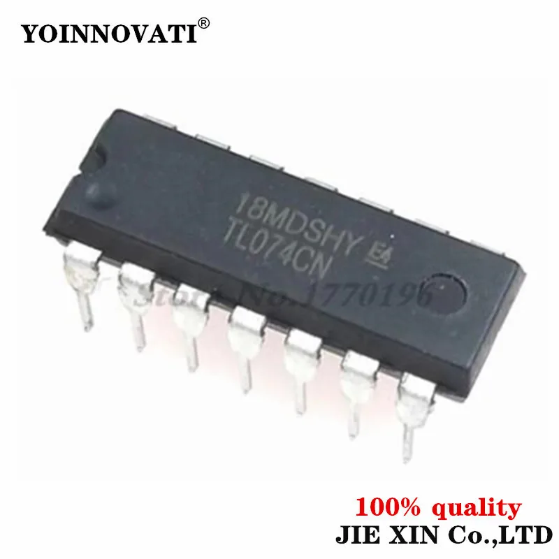 20 шт./лот TL074CN TL074 IC OPAMP JFET 3MHZ 14DIP | Электронные компоненты и принадлежности