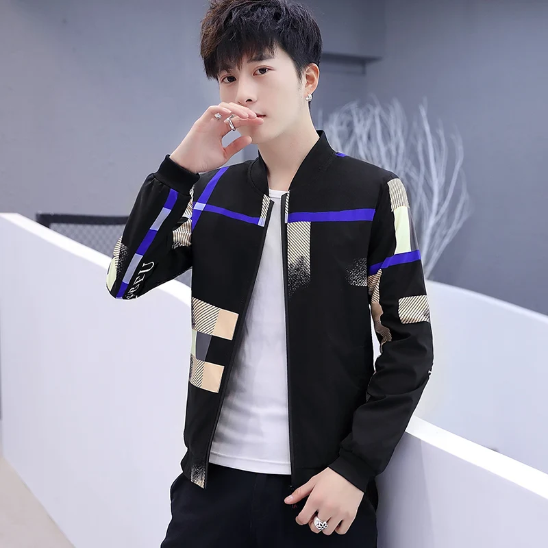 

Bomber Jacket Men Casual Fashion Slim Men Jacket New Spring Sportswear Motorcycle Mens Jackets Male Baseball Coats Plus