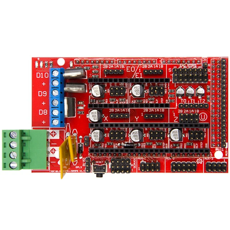 Mega 2560 R3 Mega2560 Rev3+ Ramps 1,4 контроллер+ Ramps1.4 Lcd 12864 Lcd для 3d принтера комплект