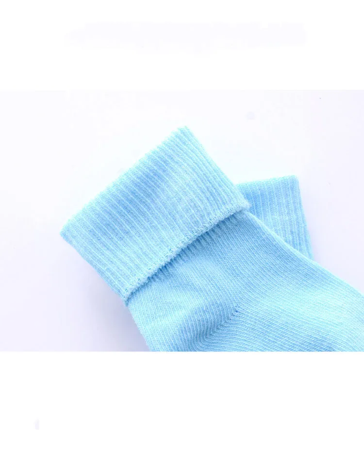 Детские носки хлопковые носки-башмачки для маленьких девочек дышащие дезодорирующие нескользящие носки для мальчиков простые милые белые носки