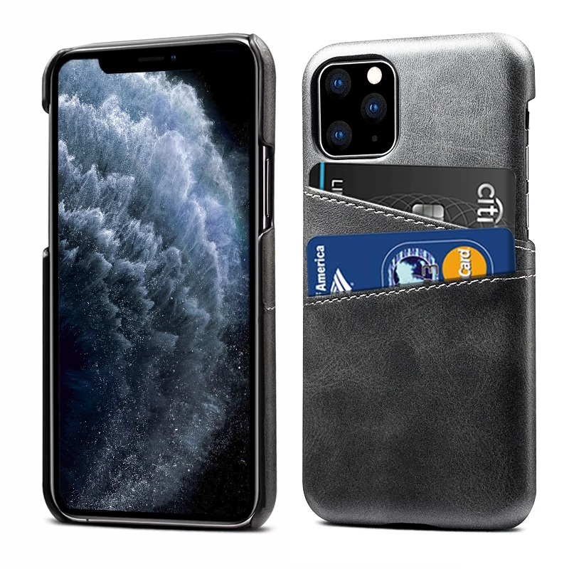 Кожаный чехол для iPhone XS MAX накладка с отделениями кредитных карт X XR 6 6S 7 8 Plus 11 pro max