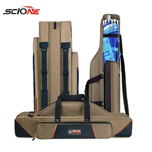 Оксфордская водонепроницаемая рыболовная Сумка, 2/3 слой, рыболовные удочки, инструменты на открытом воздухе, 80 см, 110 см, устойчивые к царапинам, мужские большие рыболовные сумки XA193G