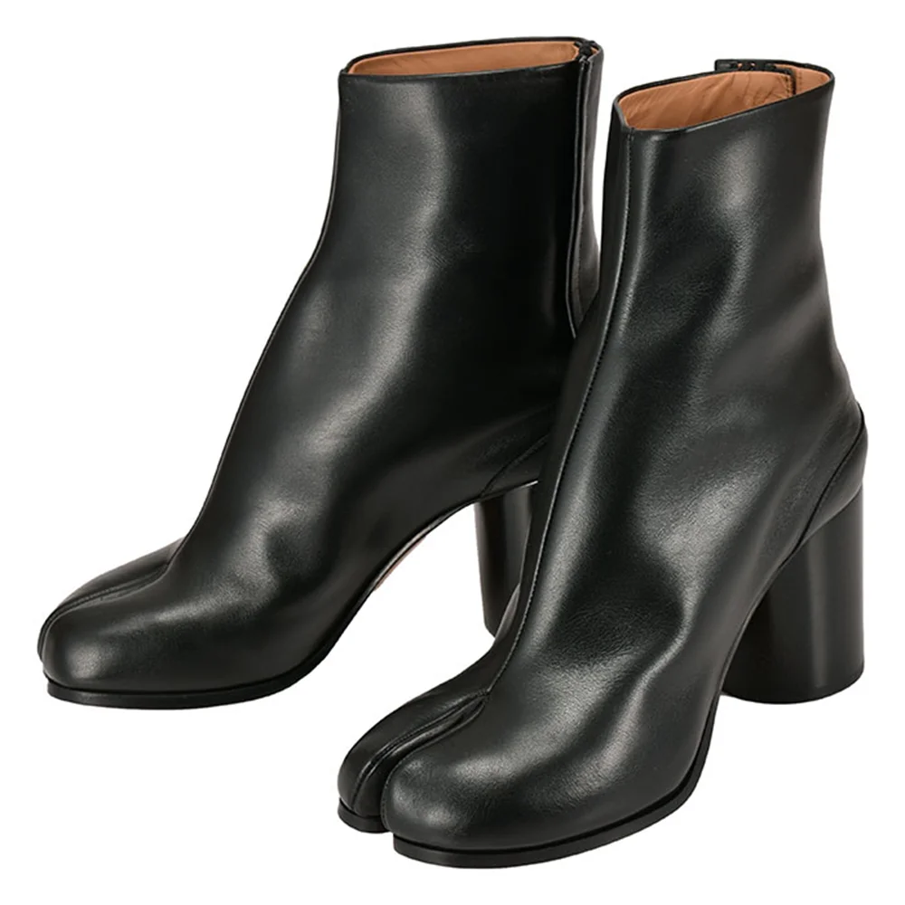 leather tabi boots