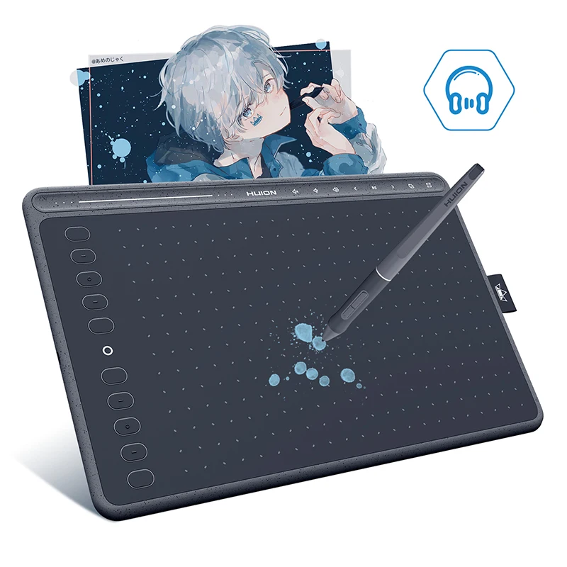 新品未使用 HUION HS611 デジタルドローイングタブレット スカーレット Amazon.com: HUION HS611 Graphics Drawing Tablet Android