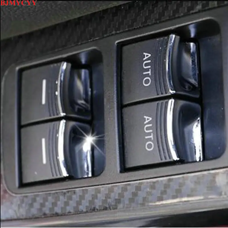 

BJMYCYY Car styling ABS 7PCS/SET Car window lift buttons decorate sequins For Honda Acura RDX accessories
