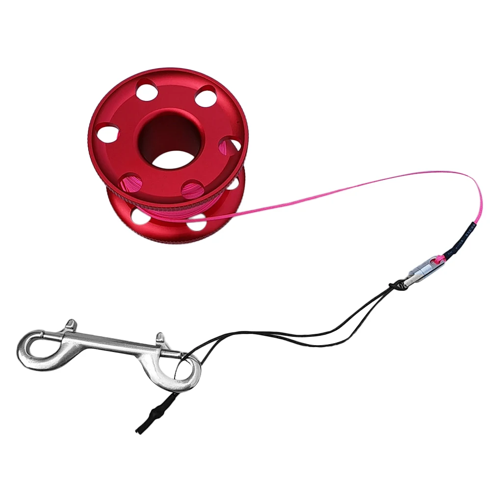 Lightweight Scuba Diving Finger Spool Reel and Replacement 50m/164ft 100ft 30m /20m/66ft Strong Strength Line