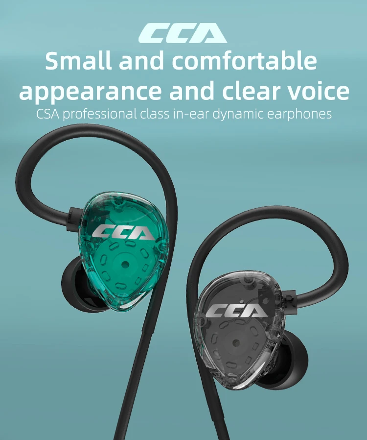 CCA CSA 1DD in Ear Earphone description image