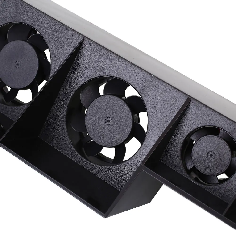 Контроль температуры консоль USB Вентилятор Cooler 5 Вентилятор для Playstation PS4 черный