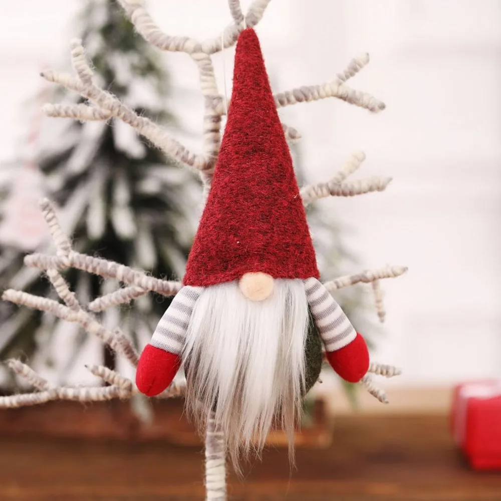 Ручная работа, шведская мягкая игрушка, кукла Санта гном, скандинавский томте, скандинавский ниссе, эльф, детский подарок, домашний декор для рождественской вечеринки