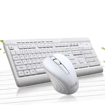 

Simple Business 2.4G Mini Wireless Keyboard and Mouse Combo Kit for PC Desktop Loptop Classic Office Set SR8200