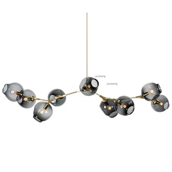 

Vintage Loft LED Pendant Lights Living Room Pendant Luster Molecular Lamp Gradient Glass Lighting Light Fixtures Modern Decor