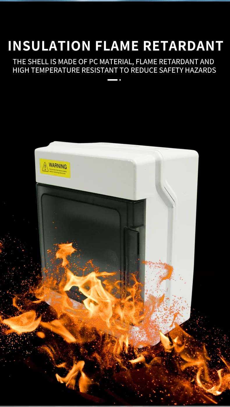 interruptor mcb power caixa de fio de junção plástica ip65 sh24pn