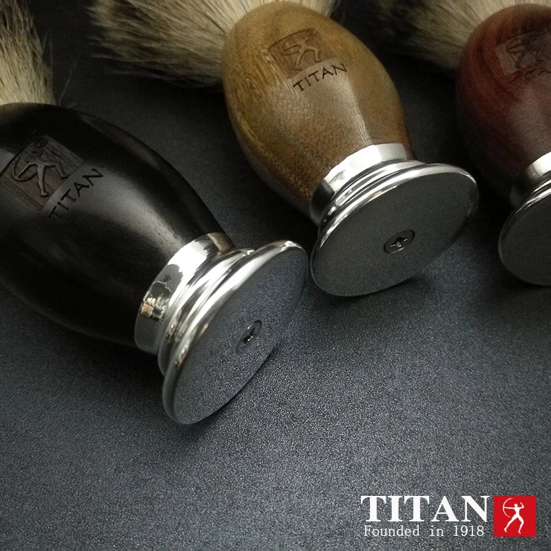 Ebony Ручка Titan Мужская бритвенная щетка Silvertip Барсук щетки Pincel барсук волос узел Brocha De Afeitar Pennello Da Barba