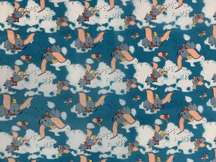 145*90 см Dumbo текстиль 210d оксфордская Полиэстеровая ткань patchworkхлопоковая ткань, diy ручной работы лоскутное хлопчатобумажная ткань для дома