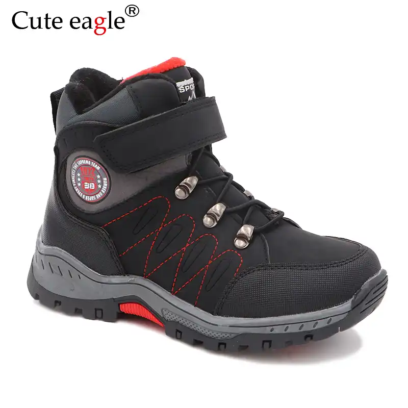 Cute eagle Boys Winter Hiking boots 