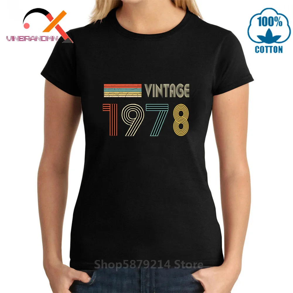 Винтажная модель сделанная в 1978 году футболка с оригинальными деталями Женская