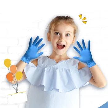 

20/40pcs/lot Children Disposable Latex Gloves Nitrile Gloves Protective Gloves Home Food Cosmetic Disposable Glove 5-15years