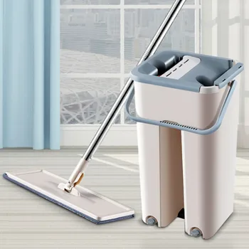 

Spray Magic Automatic Spin Mop Avoid Hand Washing Ultrafine Fiber Cleaning Cloth Home Kitchen Wooden Floor Lazy Fellow Mop