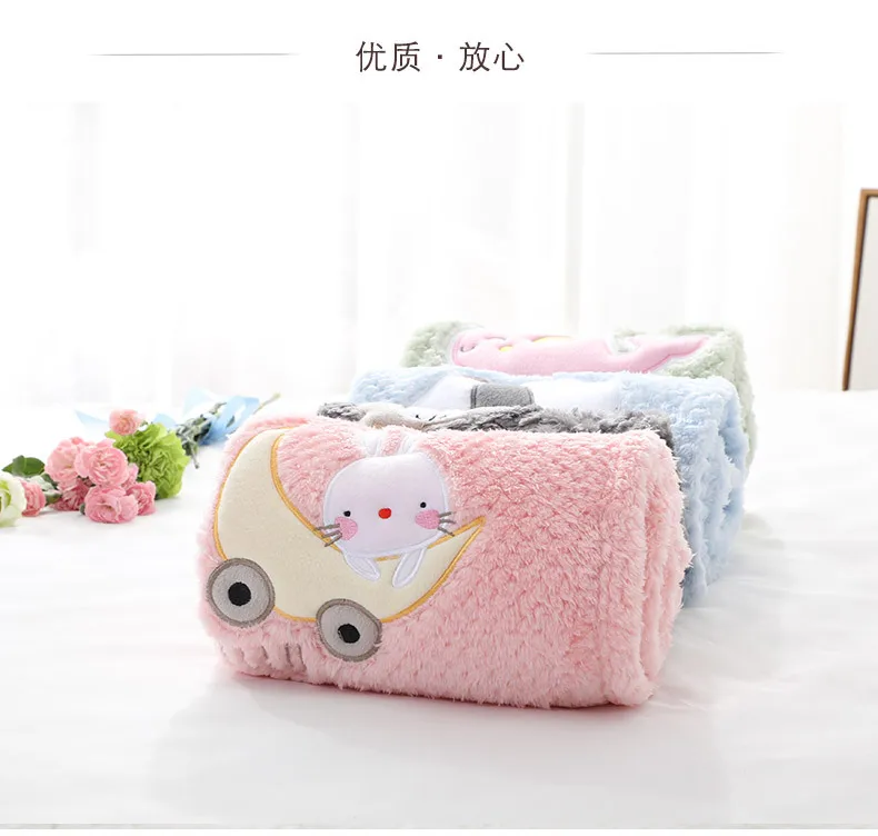 Do ke xin ананас случае вышивка детские шерстяное одеяло удобные толстые кукурузы детское одеяло