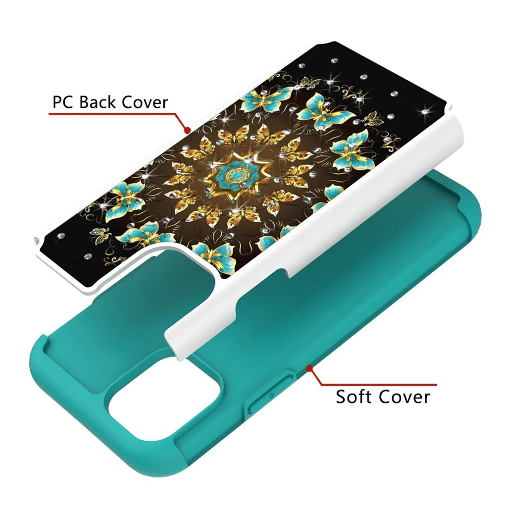 Dream Crystal Style Phone Case For iPhone 11Pro Max Dirt-resistant Slim Fashion Soft Cases Shockproof Dust-proof Phone Case