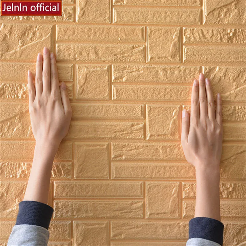 

New TV background living room self-adhesive 3d stereo wall stickers brick kids room wallpaper kindergarten foam wall stickers