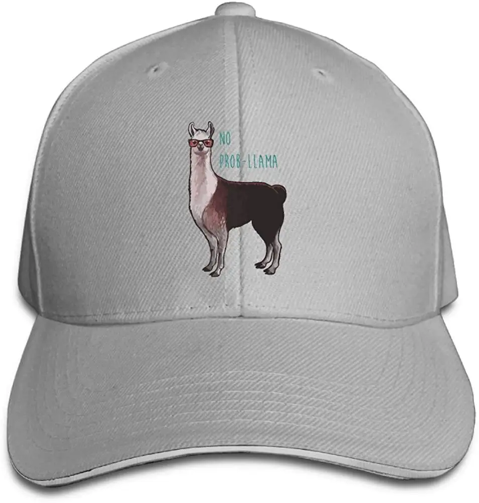 Унисекс Без Prob Llama Мода Бейсболка с козырьком кепки для путешествий/спорта