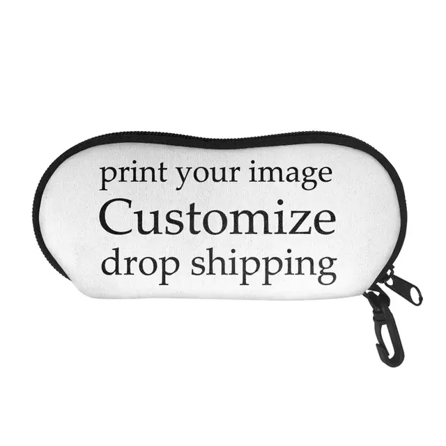 Eyewear Cases Cover Sunglasses Case for Women Animal Print Pink Leopard Glasses Box with Lanyard Zip Eyeglass Cases Accessories customize