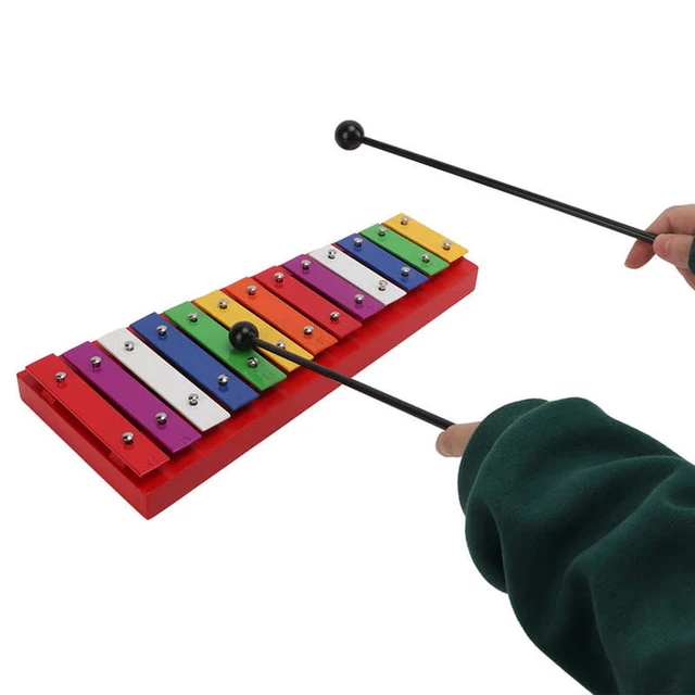 15 Note Metal Xylophone Music Instrument Toy Glockenspiel Xylophone for  Kids and Adult - AliExpress