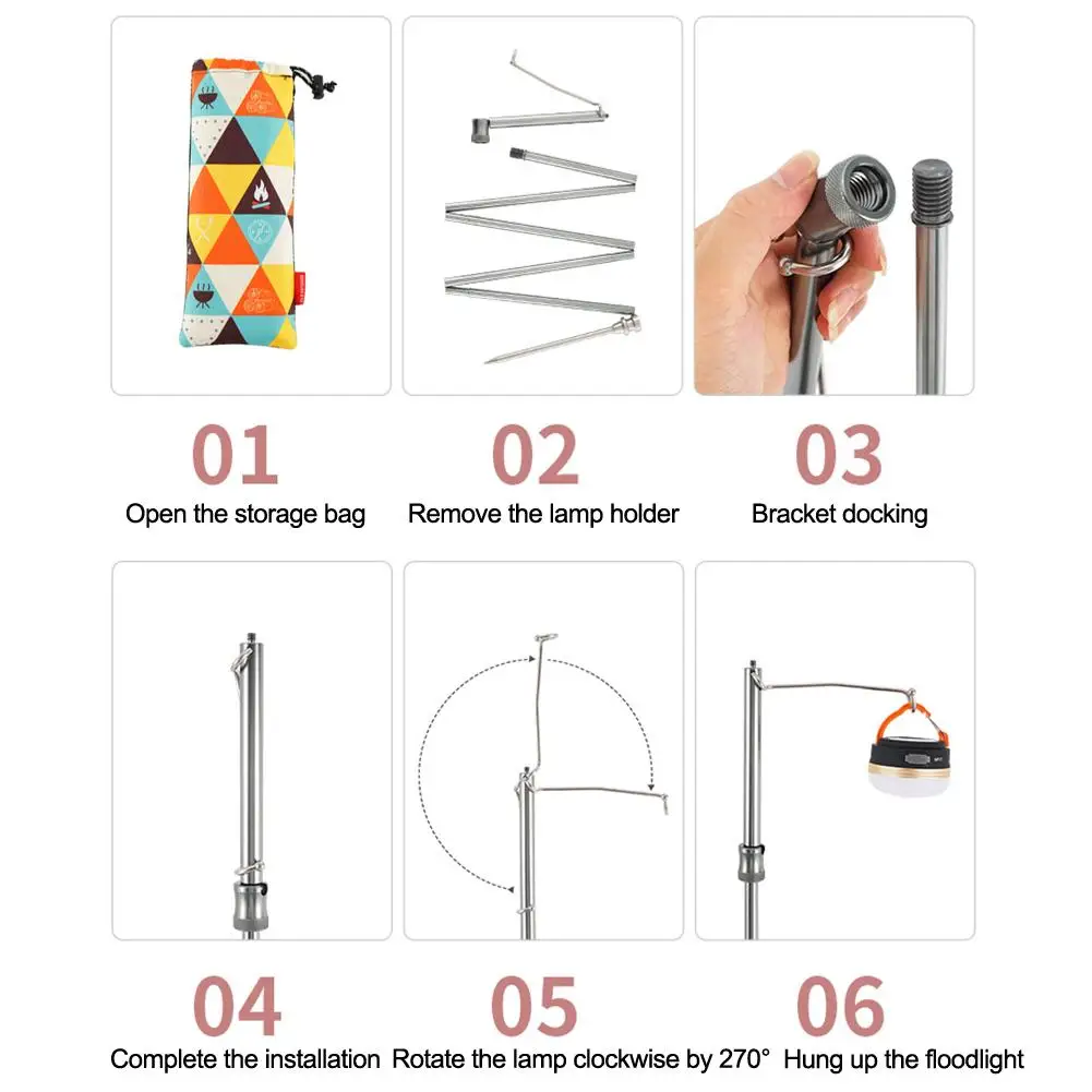 Новинка, портативный светильник для пикника, кемпинга, путешествий, алюминиевый сплав, складной светильник для кемпинга, палатки