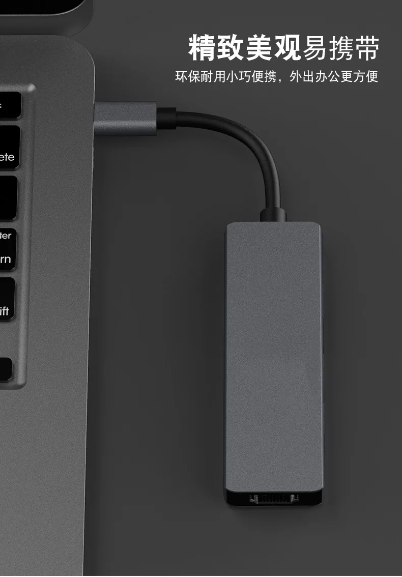 Производители тип-c Док-Станция HDMI/USB 3,0 концентратор/sd tf карта адаптер usb-концентратор