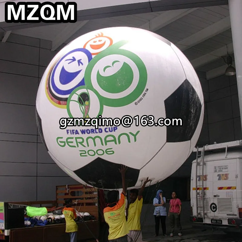 MZQM большой надувной футбольный мяч воздушный шар Спорт Мяч ПВХ дешевая цена событие дисплей Гелиевый шар большое небо воздушные шары