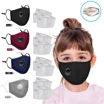 

4PCS Children's Face Cover Mask With 16PCS Mask Replacement Pad Washable Reusable Suitable For School Use mondkapjes wasbaar